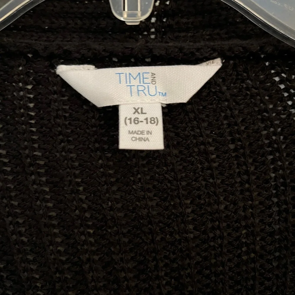 Time and Tru longer Cardigan Sweater